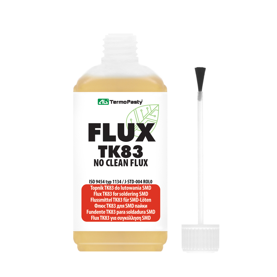 TK83 Flydende, medium aktiv flus - Harpiksbaseret (0,5 ltr.)