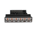 Justerbar LED lysskinne til 3-faset skinner, 36W, 23,5 cm, sort - LEDlife RA92, 230V input, 5500lm