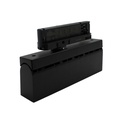 Justerbar LED lysskinne til 3-faset skinner, 36W, 23,5 cm, sort - LEDlife RA92, 230V input, 5500lm