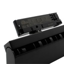 Justerbar LED lysskinne til 3-faset skinner, 36W, 23,5 cm, sort - LEDlife RA92, 230V input, 5500lm