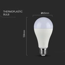 A65 LED Pære 17W E27 - 4000K, 200D - Højtydende og energieffektiv LED pære med 4000K farvetemperatur og 1710lm lysstyrke. RA80 for naturligt lys. Passer til lamper med E27 fatning.