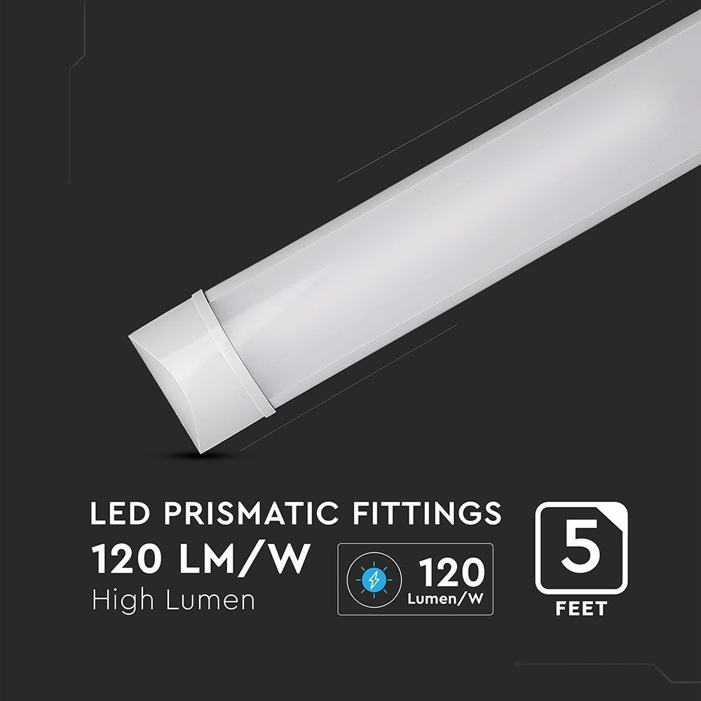 V-Tac 50W LED armatur - Samsung chip, 150 cm, 230V, 6000lm, RA80, 5 års garanti