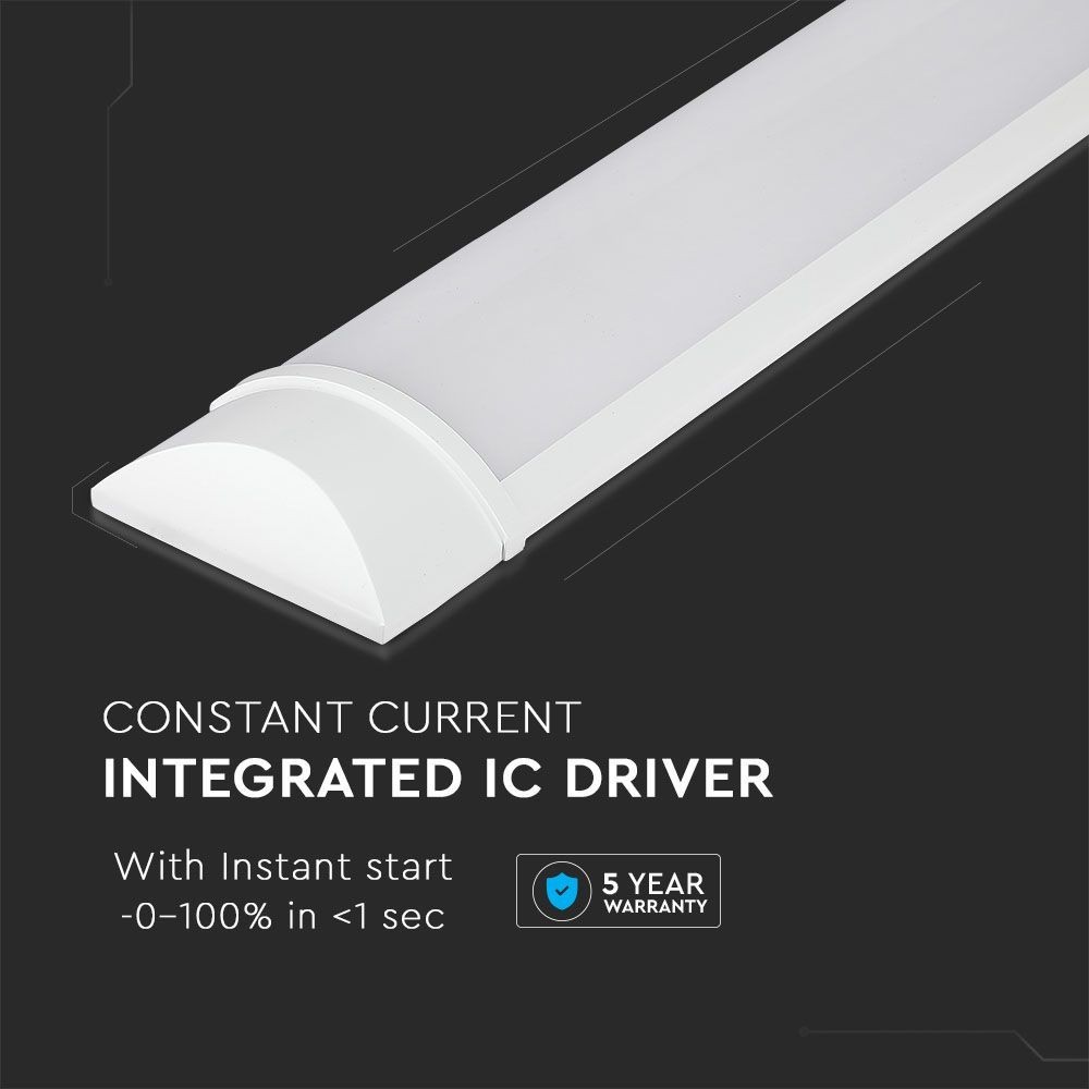 V-Tac 50W LED armatur - Samsung chip, 150 cm, 230V, 6000lm, RA80, 5 års garanti