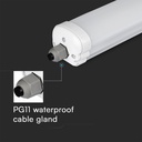 V-Tac vandtæt 36W LED armatur - 120 cm, 120lm/W, Samsung LED chip, IP65, 230V