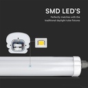 Vandtæt LED rør - 150cm, 48W, Samsung chip, 4000K, IP65, RA80, 120lm/W