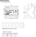 DIN-skinne strømforsyning, 12VDC 135,6W 11,3A (6SU)