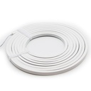 10m Varm hvid LED strip - Fleksibel neon flex belysning med 10x10 mm dimensioner, 10W/m, 24V, RA81