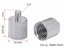 Reduktionsadapter - 5/8" hun til 1/4" han