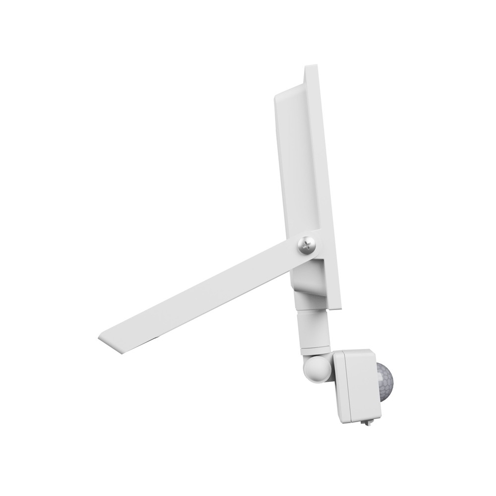 Projektør med PIR sensor: Noctis Lux 4, 50W, Varm hvid, IP44, Hvid, 230V, 176x221x53mm