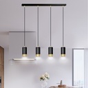 Fumiko 4 Sort/Guld Pendellampe - GU10, 230V, uden lyskilde, Max 10W - Til moderne belysning i hjemmet