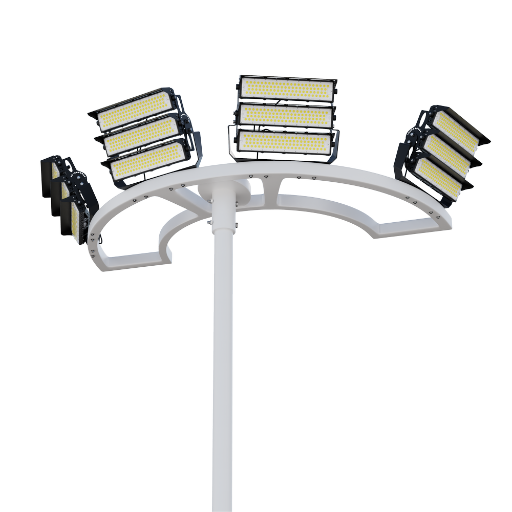 750W Stadion Projektør med Philips Driver, 127500lm, 1-10V Dæmpbar, IP66 - 3 Års Garanti