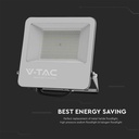 V-Tac 200W LED projektør - 185 lumen pr. watt, arbejdslampe, udendørs, vandtæt, højfarvegengivelse (RA70), 230V input