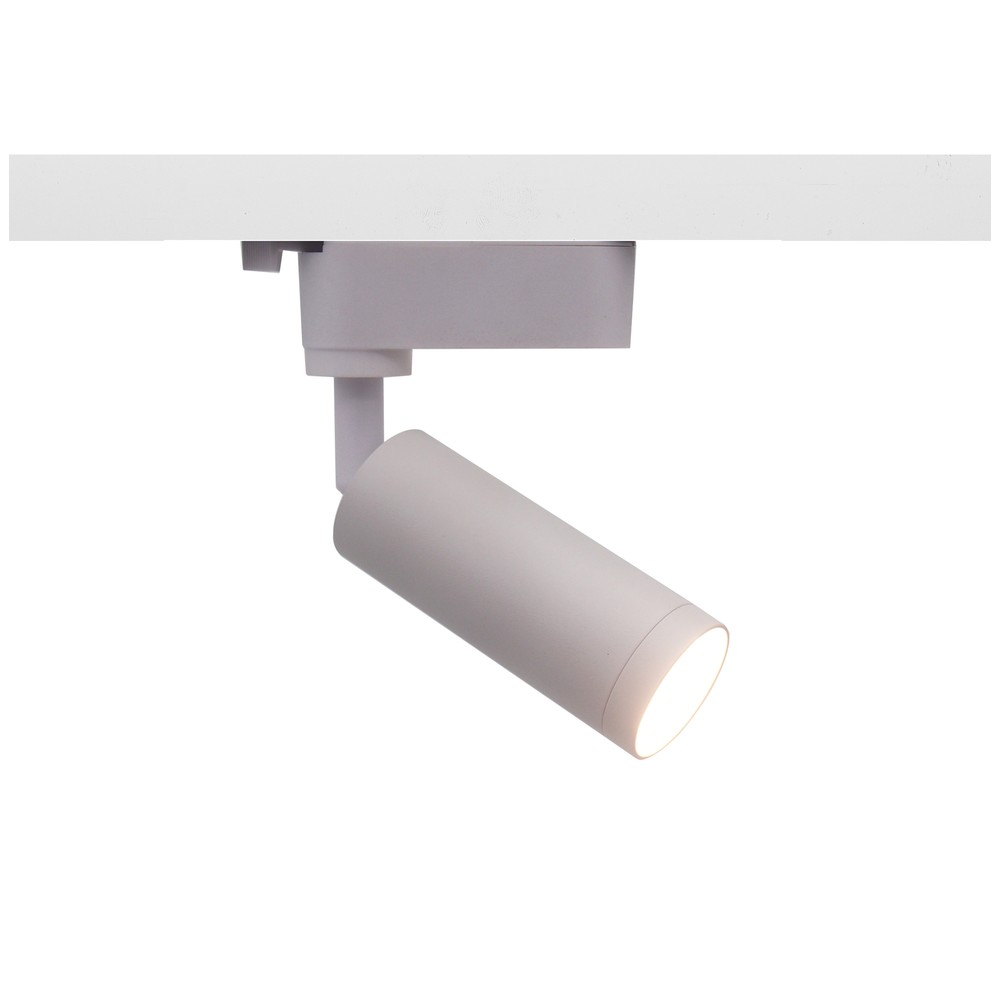 LEDskinnespot med hvidt lys, 6,5W, 1-faset skinne, RA 98, 230V input, 680lm.