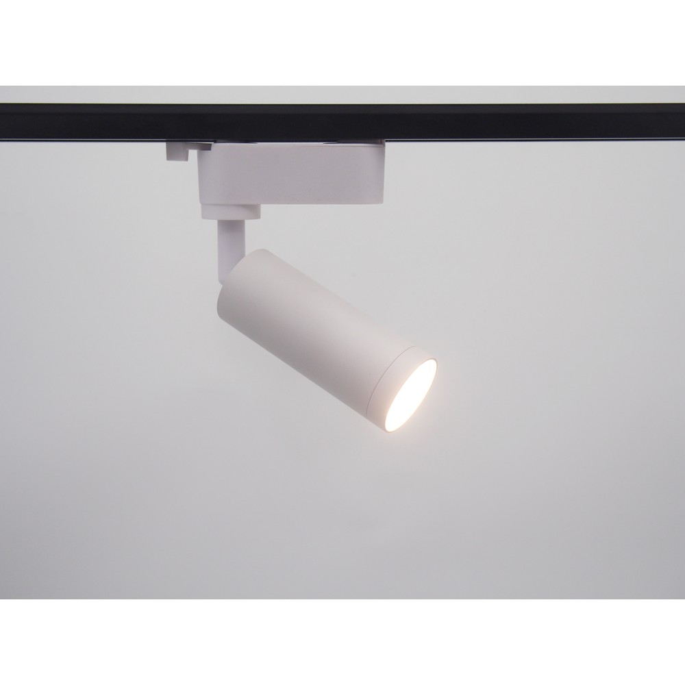 LEDskinnespot med hvidt lys, 6,5W, 1-faset skinne, RA 98, 230V input, 680lm.