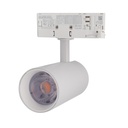 LEDlife 20W Hvid Skinnespot med RA 97 og 2400lm, 3-faset skinne montering, 38 graders spredning - Energibesparende og stilfuldt lys til dit hjem eller kontor.