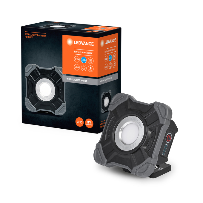 LED Worklight Value Battery Pocket 10W (865)
