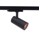 LEDlife 20W Sort Skinnespot med Høj Farvegengivelse (RA 97) - 2400lm, 38 grader, 3-faset, 230V Input