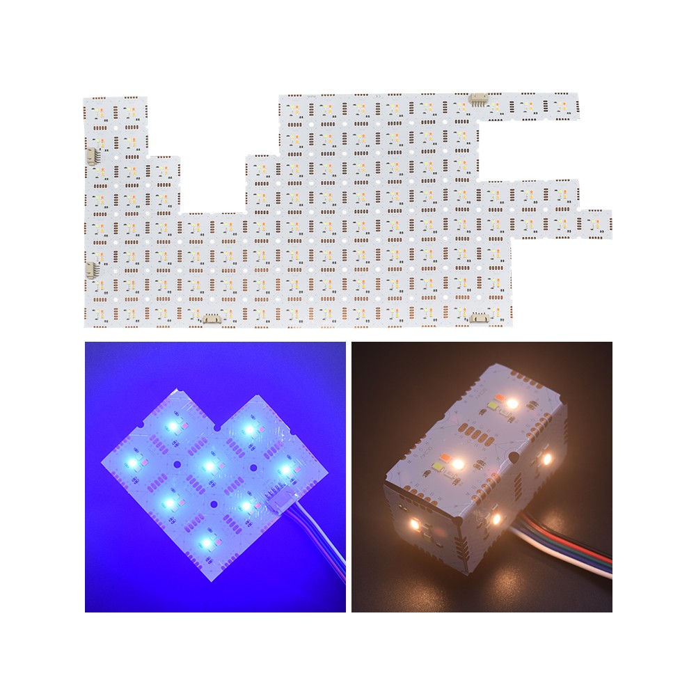 49x24 foldbar RGBW LED strip med høj farvegengivelse (RA95) - 45W, IP20, 24V