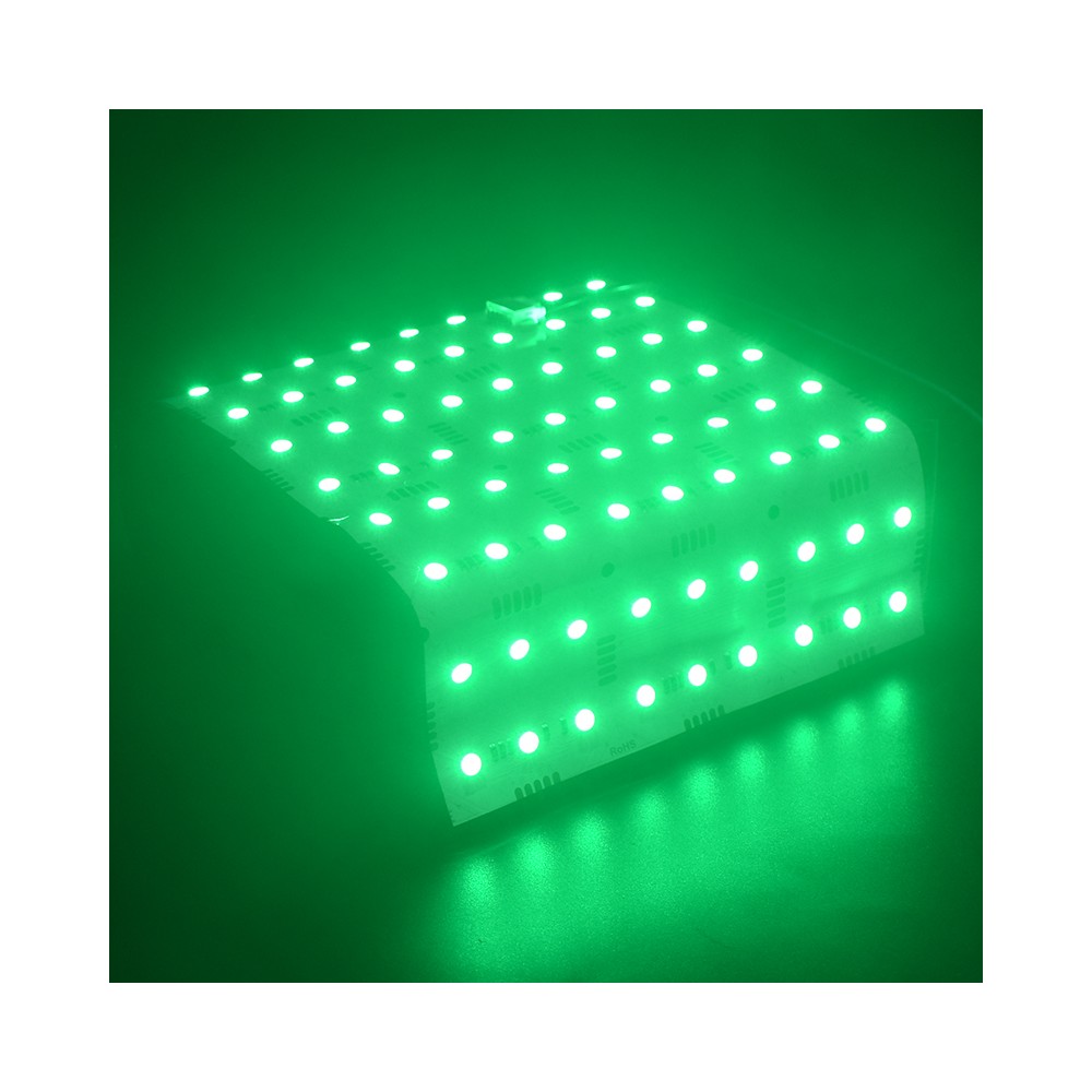 25x25 foldbar RGBW LED ark RA95, 15W - IP20, RA95, 24V - 17,5W/meter LED Strip - Input: 24V - 840lm/meter - RA94