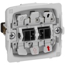 Fuga 2-polet afbryder 16A uden afdækning