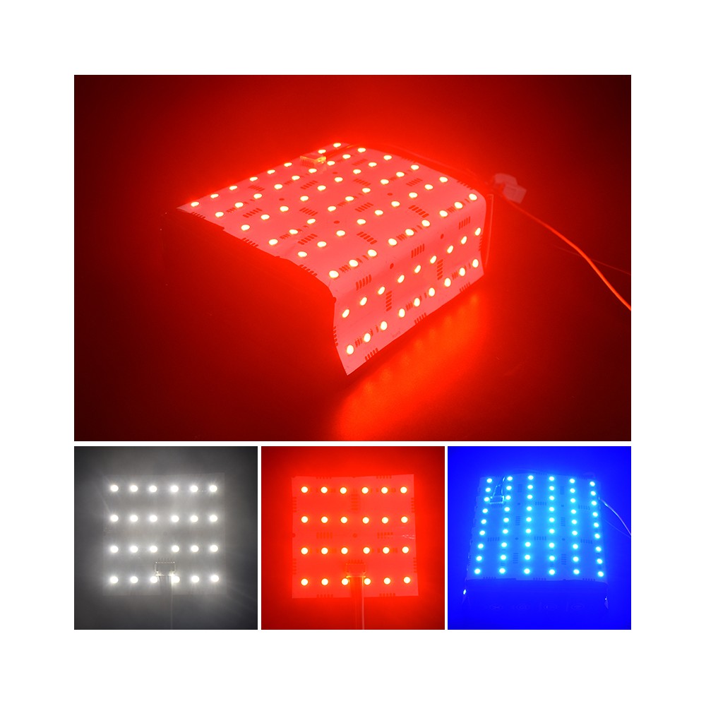 25x25 foldbar RGBW LED ark RA95, 15W - IP20, RA95, 24V - 17,5W/meter LED Strip - Input: 24V - 840lm/meter - RA94