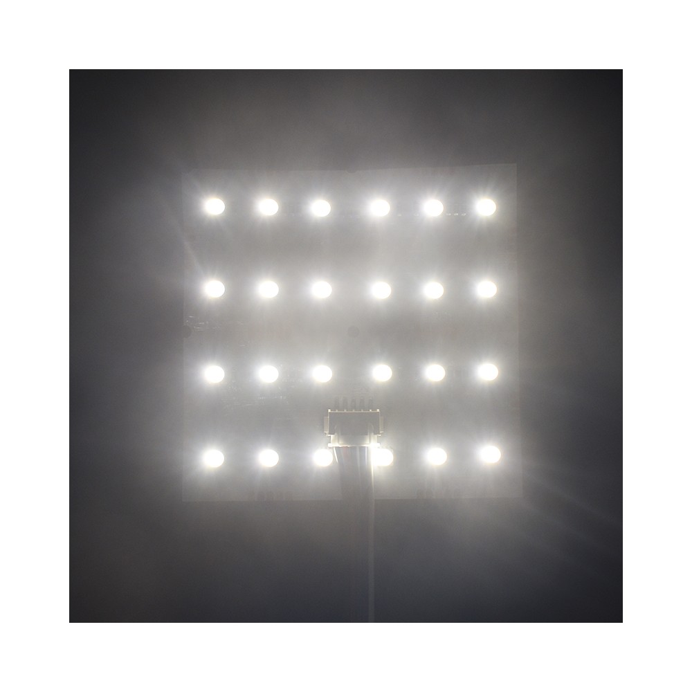 25x25 foldbar RGB+NW LED ark RA95, 17,5W - IP20, 24V - 900lm/m - RA94