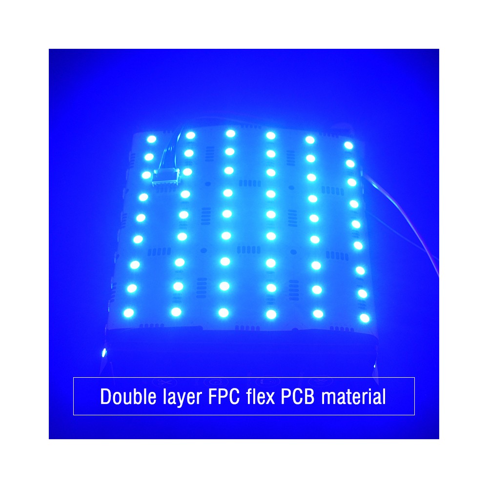 25x25 foldbar RGB+CW LED ark RA95, 17,5W - IP20, RA95, 24V