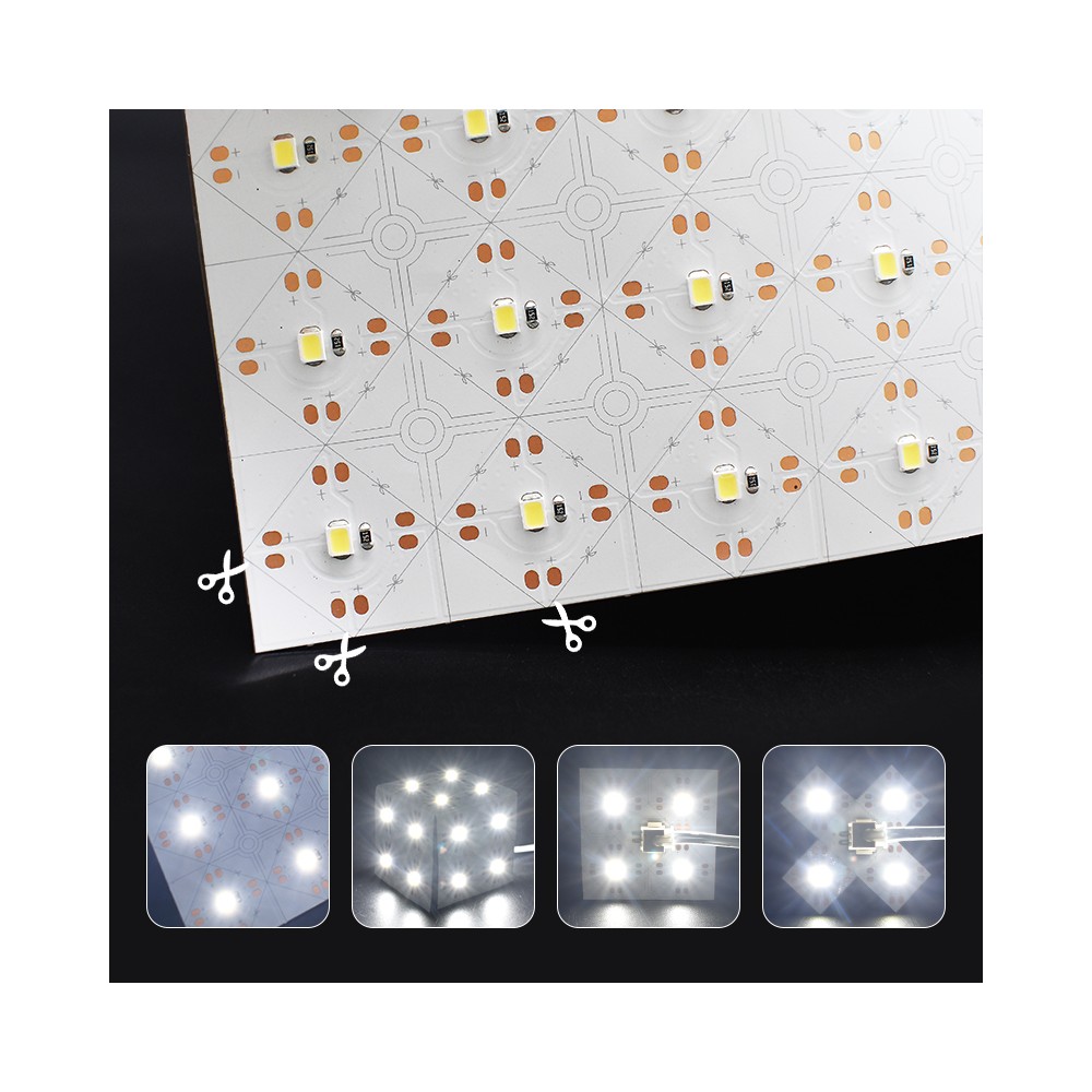 49x24 foldbar LED ark RA94 - 29W, IP20, 24V - 29W/meter, 2700lm/meter