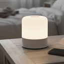 Opladelig LED bord/natlampe - Hvid, touch dæmpbar, 3i1, IP54 indendørs/udendørs