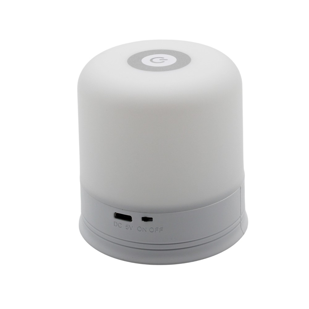 Opladelig LED bord/natlampe - Hvid, touch dæmpbar, 3i1, IP54 indendørs/udendørs