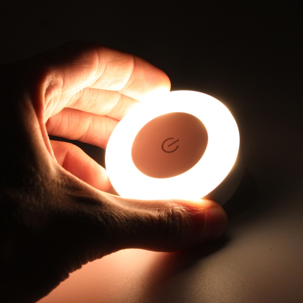 Opladelig LED minilampe, magnetisk - Hvid, touch dæmpbar, IP54 indendørs/udendørs