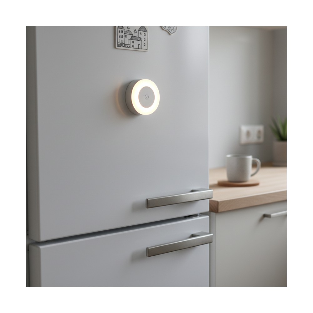 Opladelig LED minilampe, magnetisk - Hvid, touch dæmpbar, IP54 indendørs/udendørs