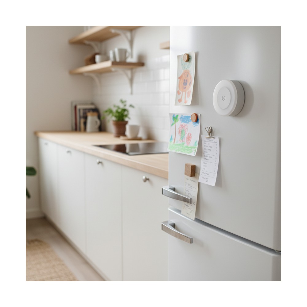 Opladelig LED minilampe, magnetisk - Hvid, touch dæmpbar, IP54 indendørs/udendørs