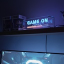 Neon LED RGBIC Bluetooth skilt til gaming med USB-indgang