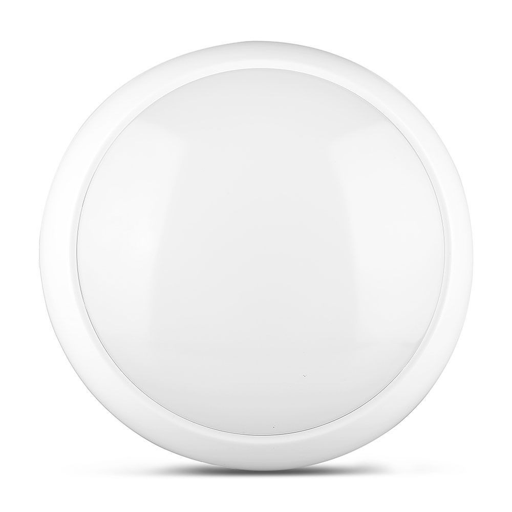 V-Tac 15W LED loftslampe med mikrobølgesensor, skumringssensor og vågelys, IP65, inkl. lyskilde
