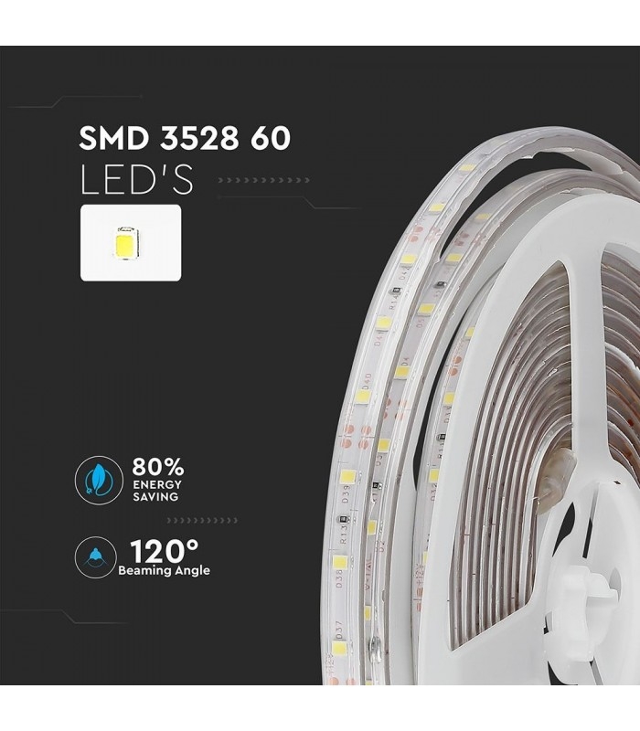 3.6W LED STRIP COLORCODE:RED IP65 rødt lys
