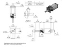 DC motor m. gearboks - 6V, 298:1, 110 rpm (D-aksel)