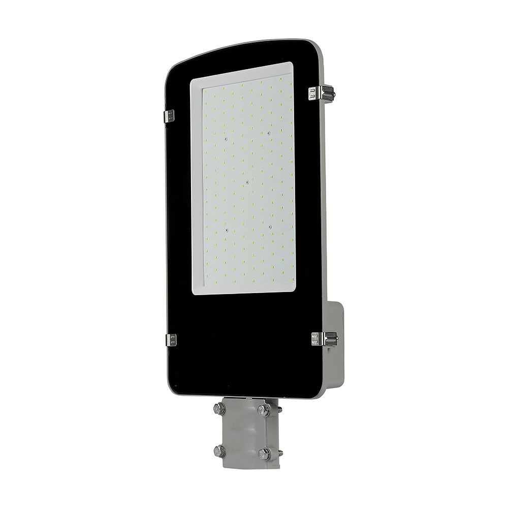 100W LED gadelygte med Samsung Chip, 4000K, grå hus - 5 års garanti