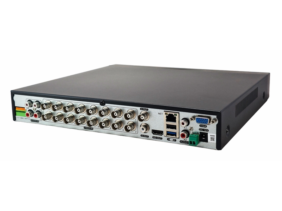 HD CCTV Hybridoptager - 16 kanal (TVI/CVI/AHD/Analog/IP) 5MP