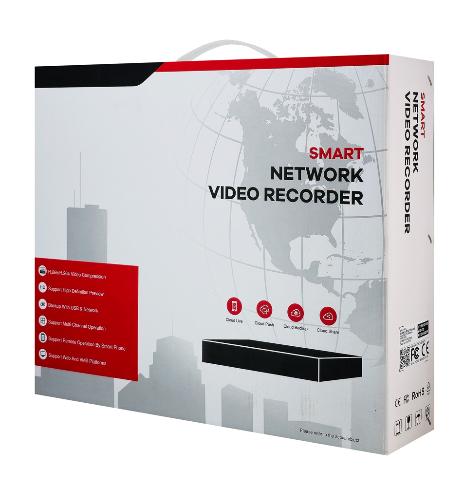 HD CCTV Hybridoptager - 16 kanal (TVI/CVI/AHD/Analog/IP) 5MP