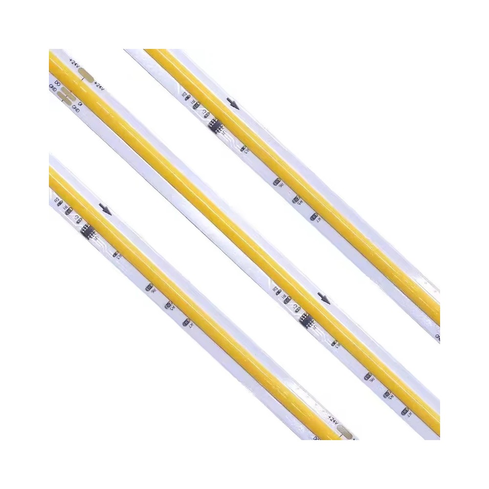 5m COB LED strip IC løbelys/running - 12W/m, 120 LED pr. meter, 24V