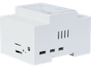 Raspberry Pi 5 DIN-skinne kabinet,, Hvid