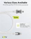 USB-C™ 3.1 til RJ45 netværkskabel, Hvid (1,5m)