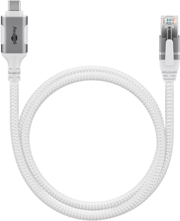 USB-C™ 3.1 til RJ45 netværkskabel, Hvid (5m)