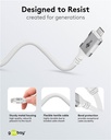 USB-C™ 3.1 til RJ45 netværkskabel, Hvid (5m)