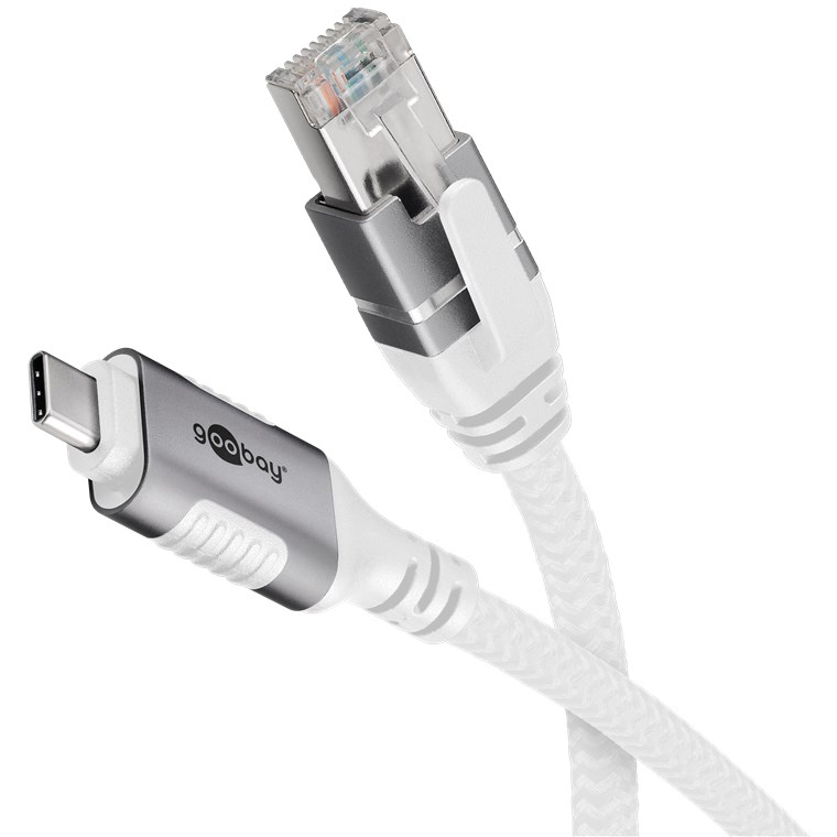 USB-C™ 3.1 til RJ45 netværkskabel, Hvid (3m)