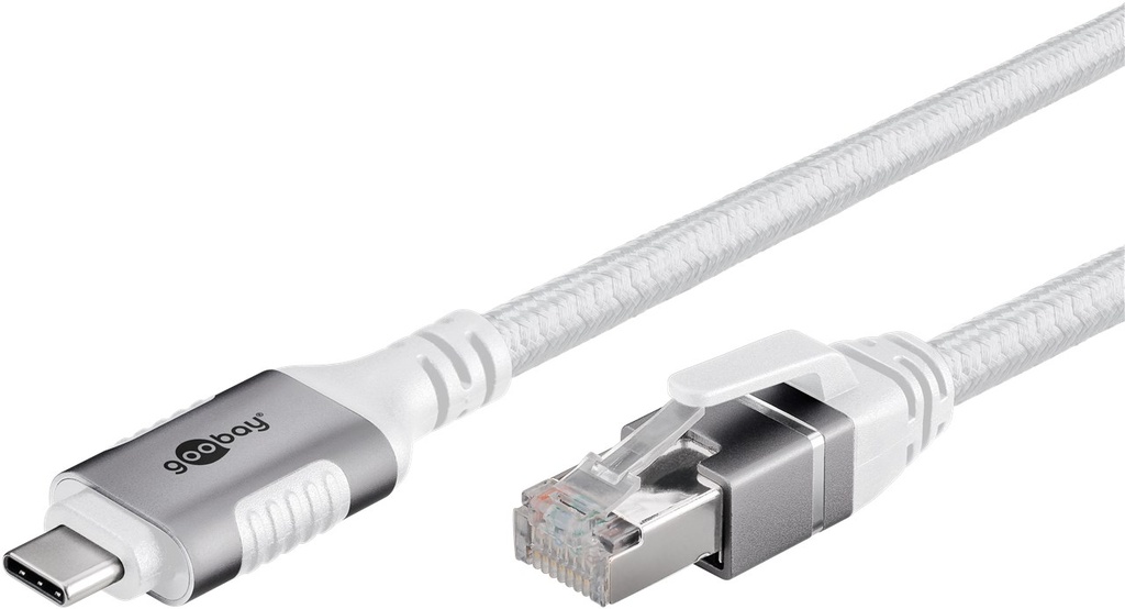 USB-C™ 3.1 til RJ45 netværkskabel, Hvid (2m)