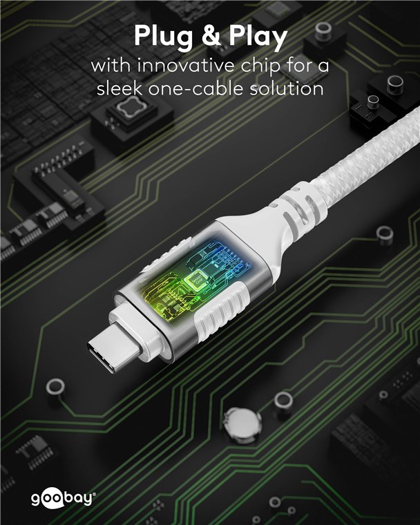 USB-C™ 3.1 til RJ45 netværkskabel, Hvid (2m)