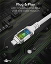 USB-C™ 3.1 til RJ45 netværkskabel, Hvid (2m)