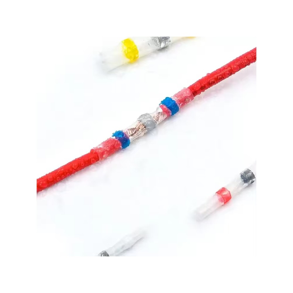 Krympeflex sæt med 50 stk. i 4 størrelser, 0,25-6mm2 - Til krympning af kabler og ledninger